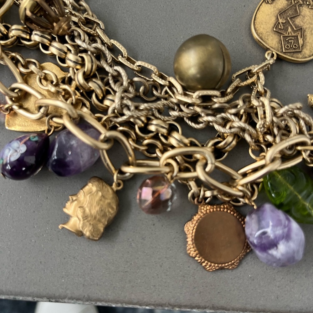 John Wind 17-piece Charm Bracelet